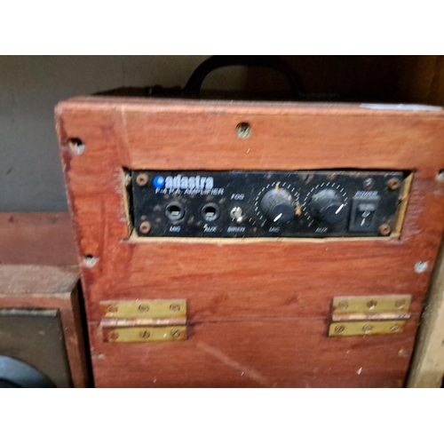 170 - An antique Brandes Audio Transformer and a Adastra F-4 P.A Amplifier.