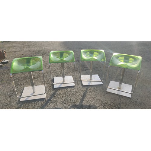 484 - A set of 4 Pedrali stools / chairs.