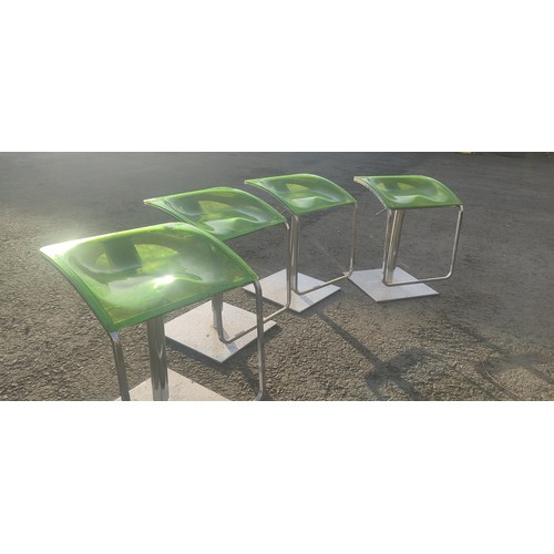 484 - A set of 4 Pedrali stools / chairs.