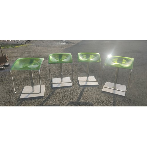 484 - A set of 4 Pedrali stools / chairs.