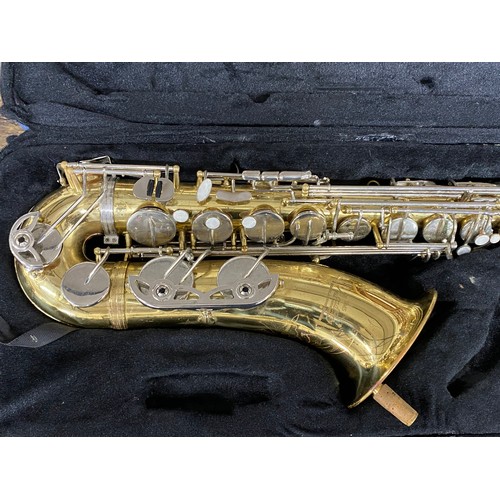 73 - An ‘SMS Academy wind instruments scholarship series’ cased saxophone.