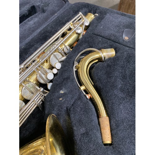 73 - An ‘SMS Academy wind instruments scholarship series’ cased saxophone.