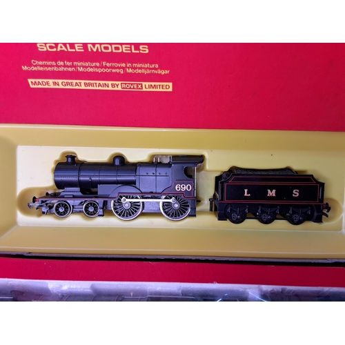 30 - A boxed Hornby Railways R063 BR Loco Britannia and a Hornby Railways R450 LMS 4-4-0 Class 2P Fowler ... 