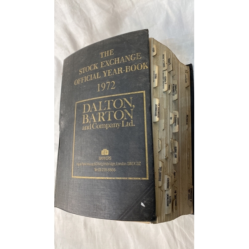 651 - Two National Westminster Bank 'The Stock Exchange Official Year Books 1971 & 1972'.