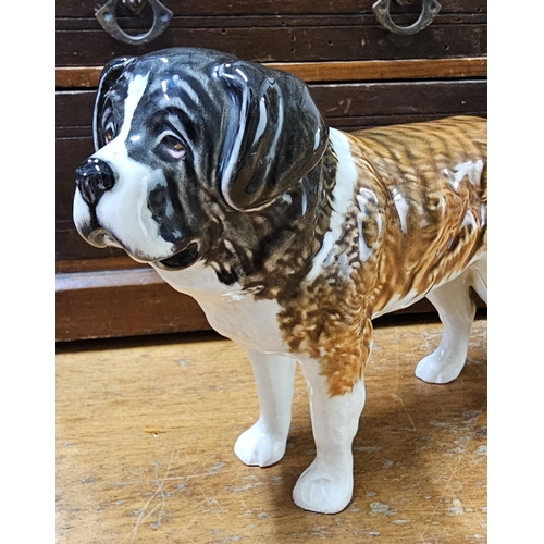 27 - A Beswick figure of a St Bernard dog.