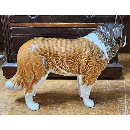 27 - A Beswick figure of a St Bernard dog.