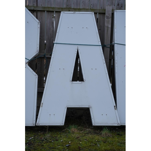 480 - A large Iconic letter 'A', from the Ramore Restaurant, Portrush.