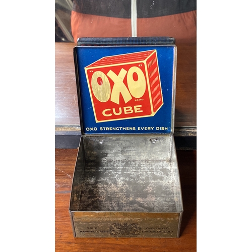 19 - A vintage OXO cube tin.