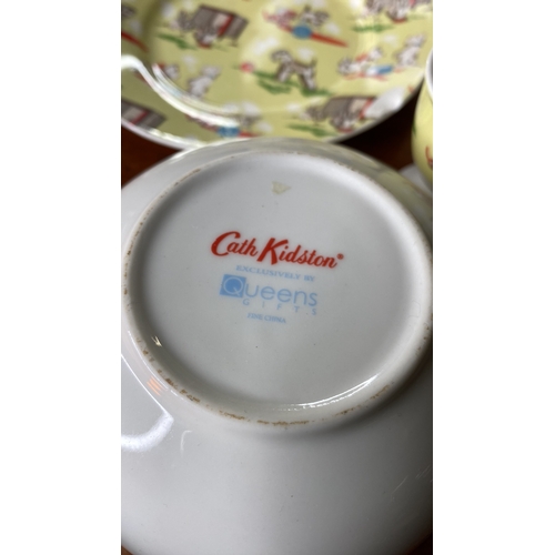 31 - A four piece Cath Kidson ceramic children's breakfast set.