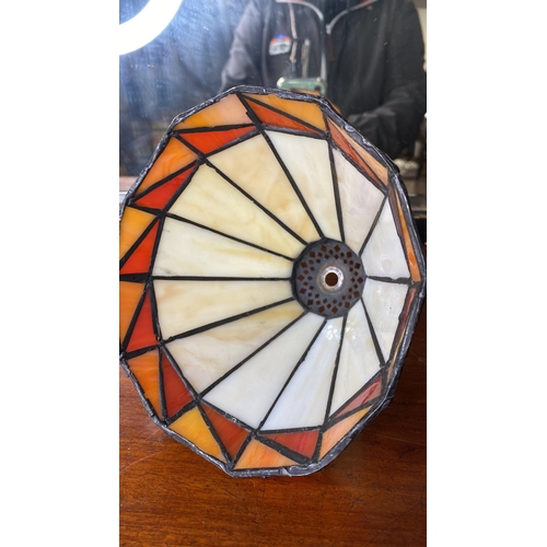 64 - A small Tiffany style lamp shade.