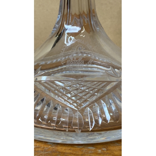 198 - A 'Bushmills Old Distillery' ships glass decanter.