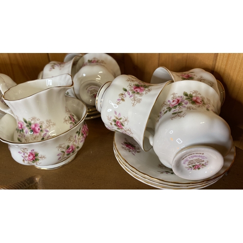 205 - A Royal Albert 'Lavender Rose' coffee set.