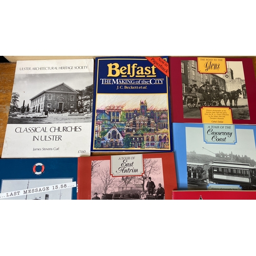 230 - A collection of Irish themed history books - Bassett's Country Antrim, Garron Tower, Co Antrim by Pa... 