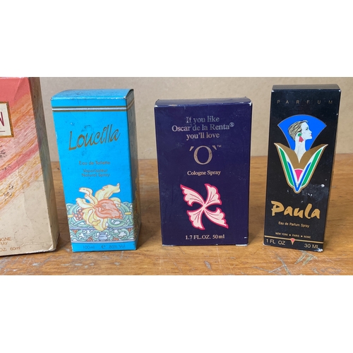 253 - A lot of vintage boxed perfume - Paula, Taffeta, Lady Stetson and more.