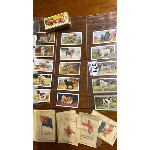 371 - A collection of antique cigarette cards.