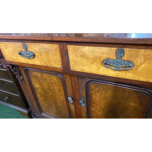 426 - An antique mahogany sideboard.