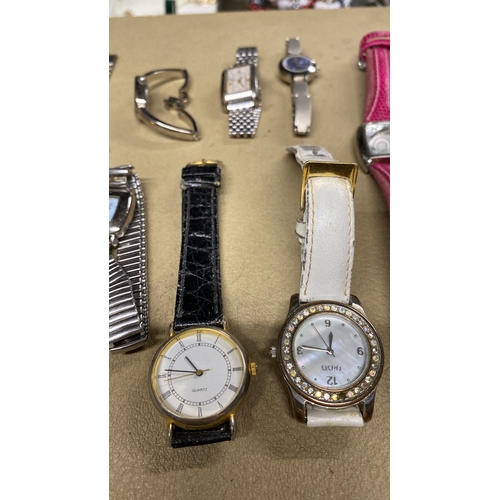 465 - A job lot of wrist watches including Oasis, Next and more.