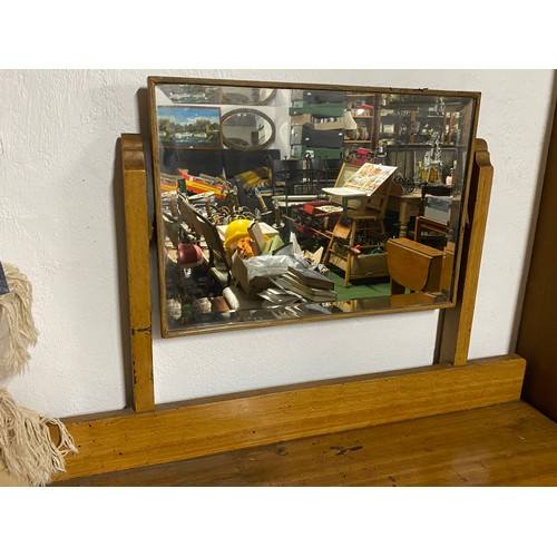 291 - An antique pine dressing table.