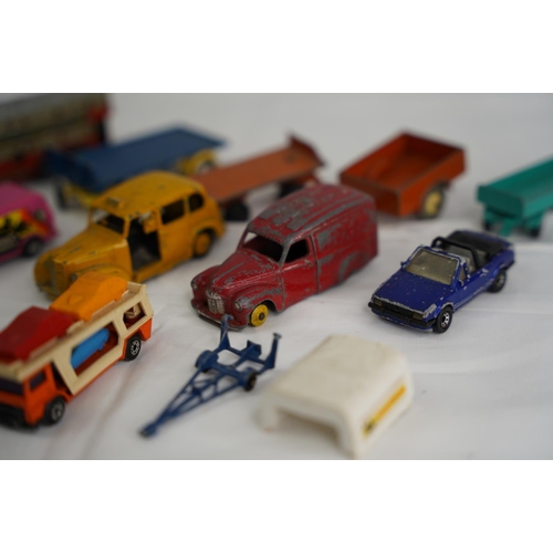 12 - A vintage Dinky Toys 'Shado 2' military truck, a vintage Brimtoy 'Pocketoy Series' bus and lots more... 