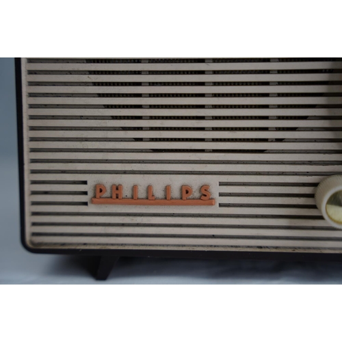 243 - A vintage Philips radio.