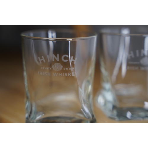 248 - Two 'Hinch' Irish whiskey glasses.