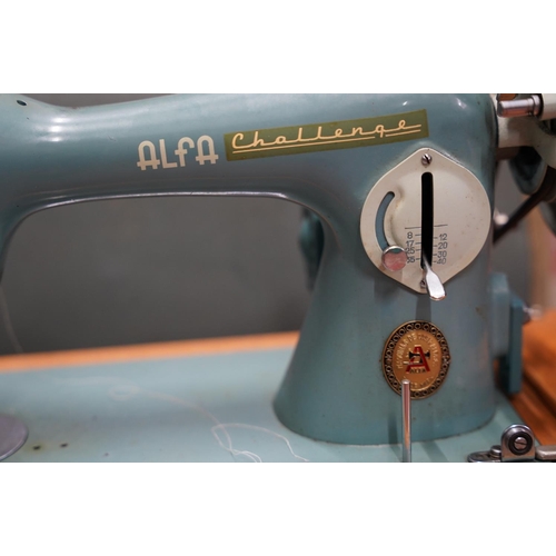 270 - A vintage Alfa sewing machine.