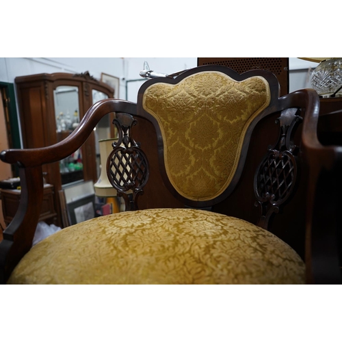 272 - A stunning antique  parlour chair.