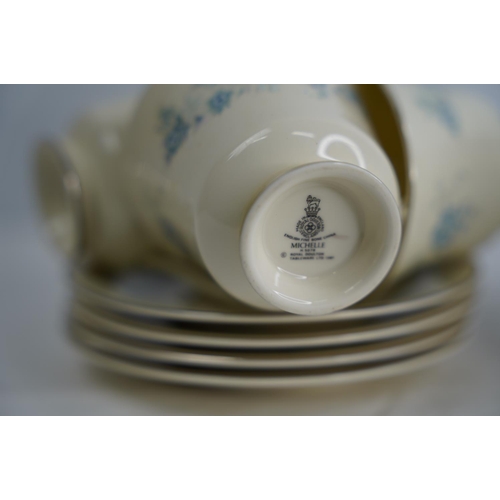 279 - A Royal Doulton 'Michelle' tea set.