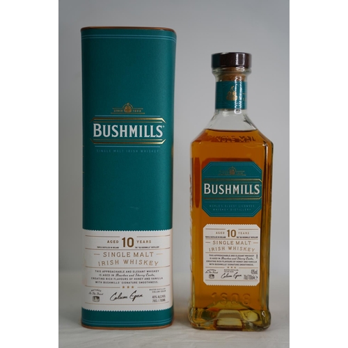 302 - A cased Bushmills Single Malt Whiskey - Aged 10 Years by Master Distiller Colum Egan.