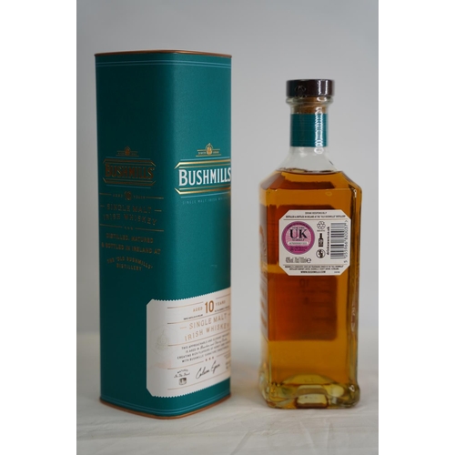 302 - A cased Bushmills Single Malt Whiskey - Aged 10 Years by Master Distiller Colum Egan.