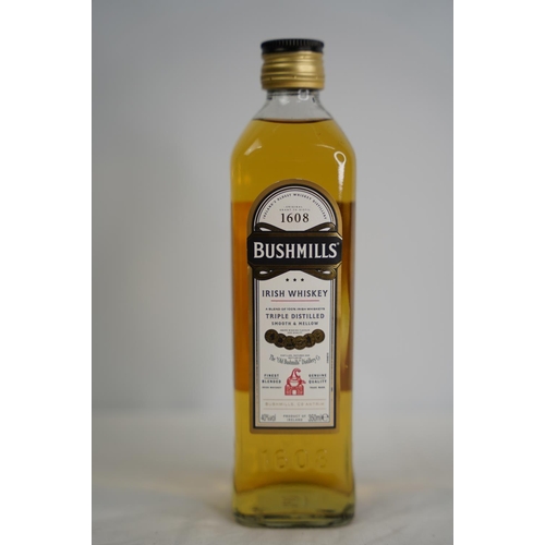 304 - A 350ml bottle of Bushmills Irish Whiskey.