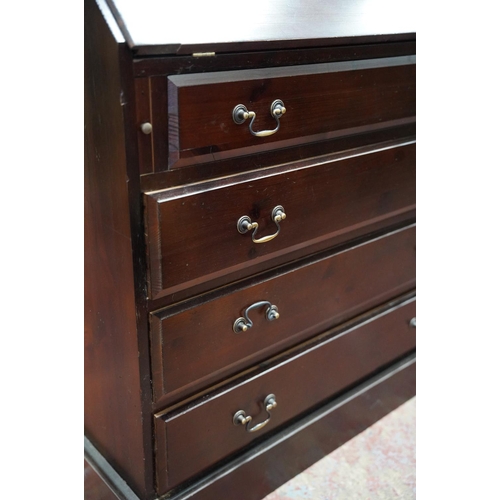 353 - A mahogany writing bureau.