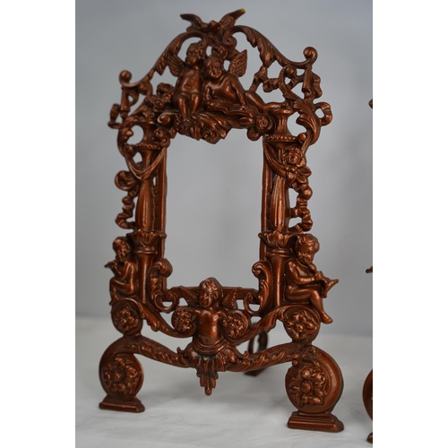 361 - A stunning pair of ironwork picture frames.