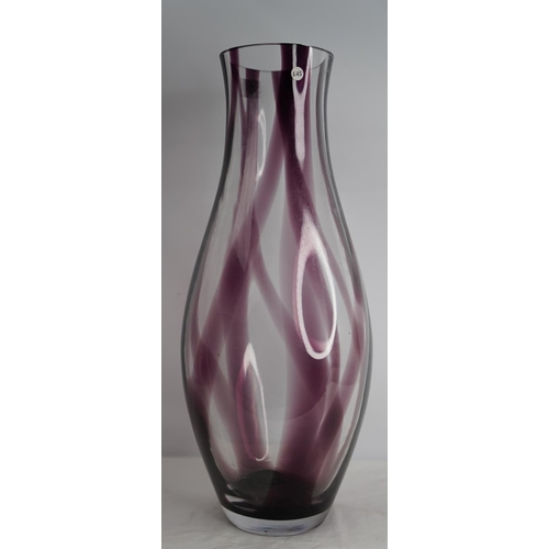 366 - A very large plum coloured vase.