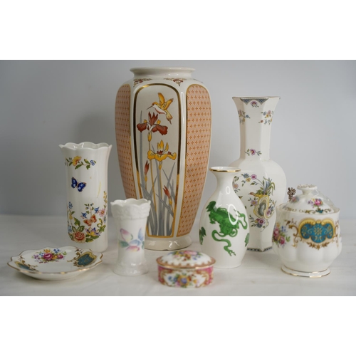 379 - A lot of ceramics to include Royal Albert, Wedgwood, Aynsley and more.