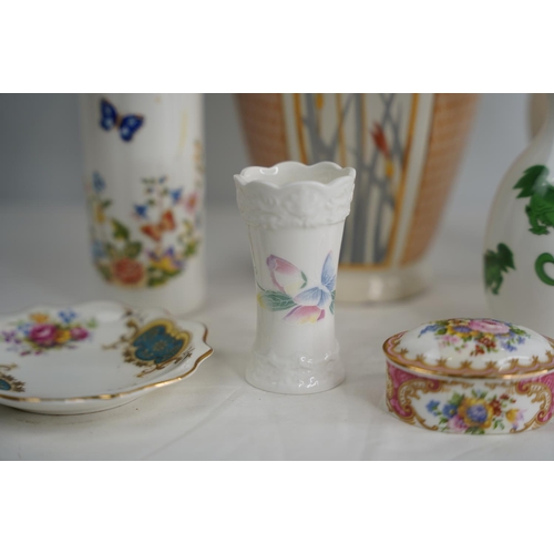 379 - A lot of ceramics to include Royal Albert, Wedgwood, Aynsley and more.