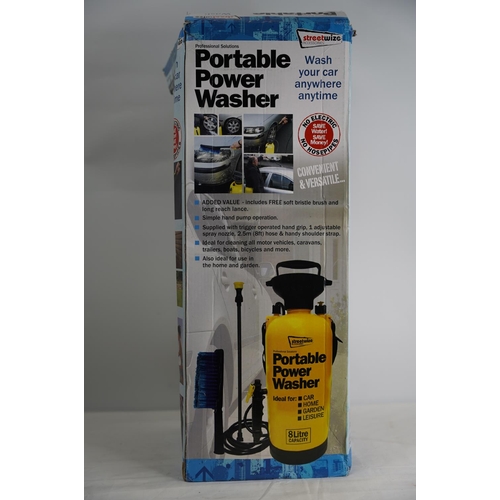 391 - A boxed Streetwise portable power washer.