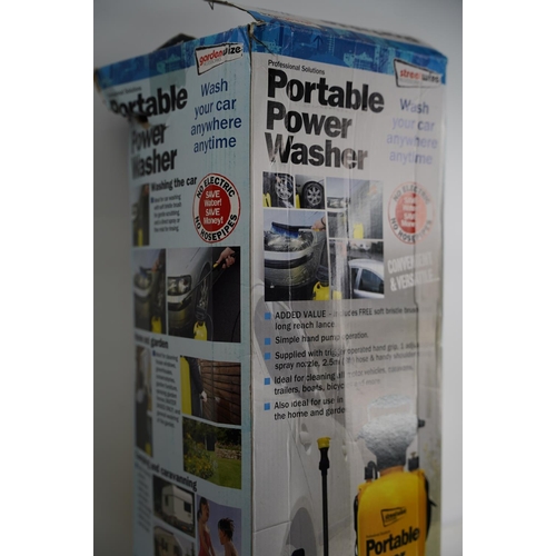 391 - A boxed Streetwise portable power washer.