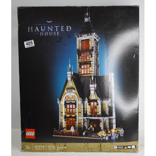 405 - A boxed Lego 'Haunted House' building set (untested)