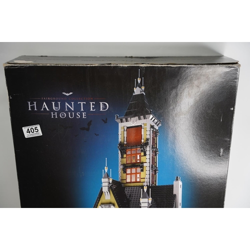 405 - A boxed Lego 'Haunted House' building set (untested)