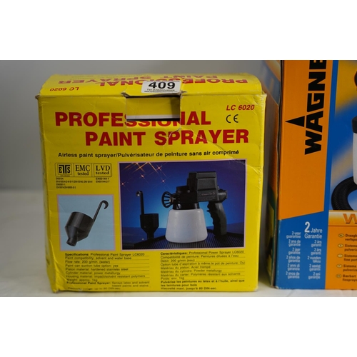 409 - A boxed Professional and Wagner paint sprayer.