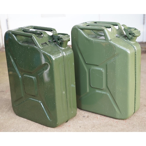 438 - Two jerry cans.