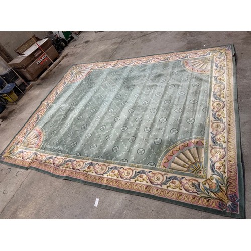 480 - A vintage extra large floor rug.