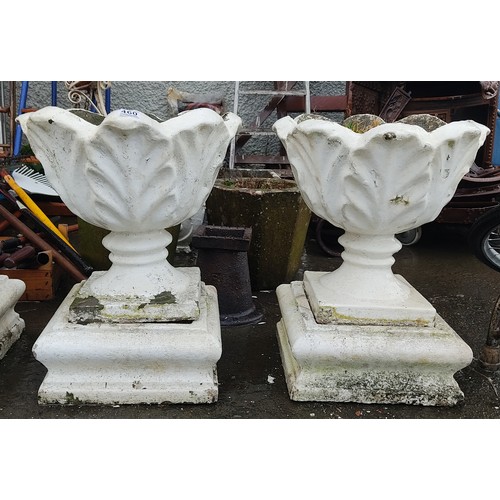 454 - A stunning pair of decorative antique style planters.