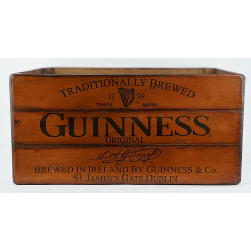 11 - A modern Guinness wooden bottle crate.