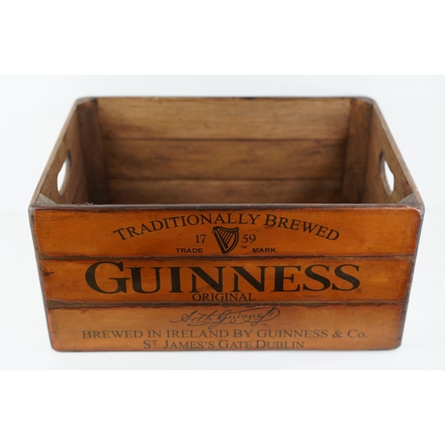 11 - A modern Guinness wooden bottle crate.