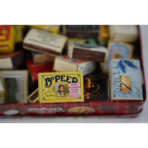 47 - A collection of vintage matchboxes.