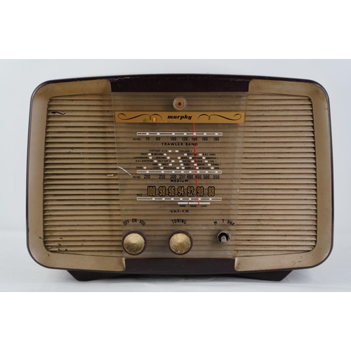 9 - A vintage Murphy radio for restoration.