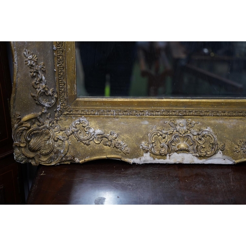 151 - A stunning antique/ Victorian gilt framed wall mirror.