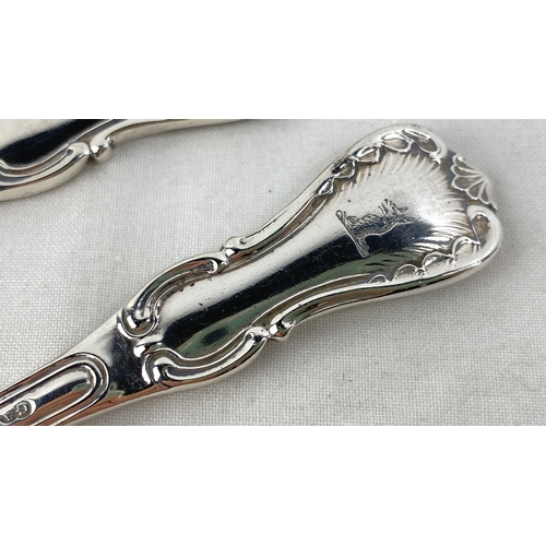 234 - A pair of Sterling silver salt spoons, weight 62g.